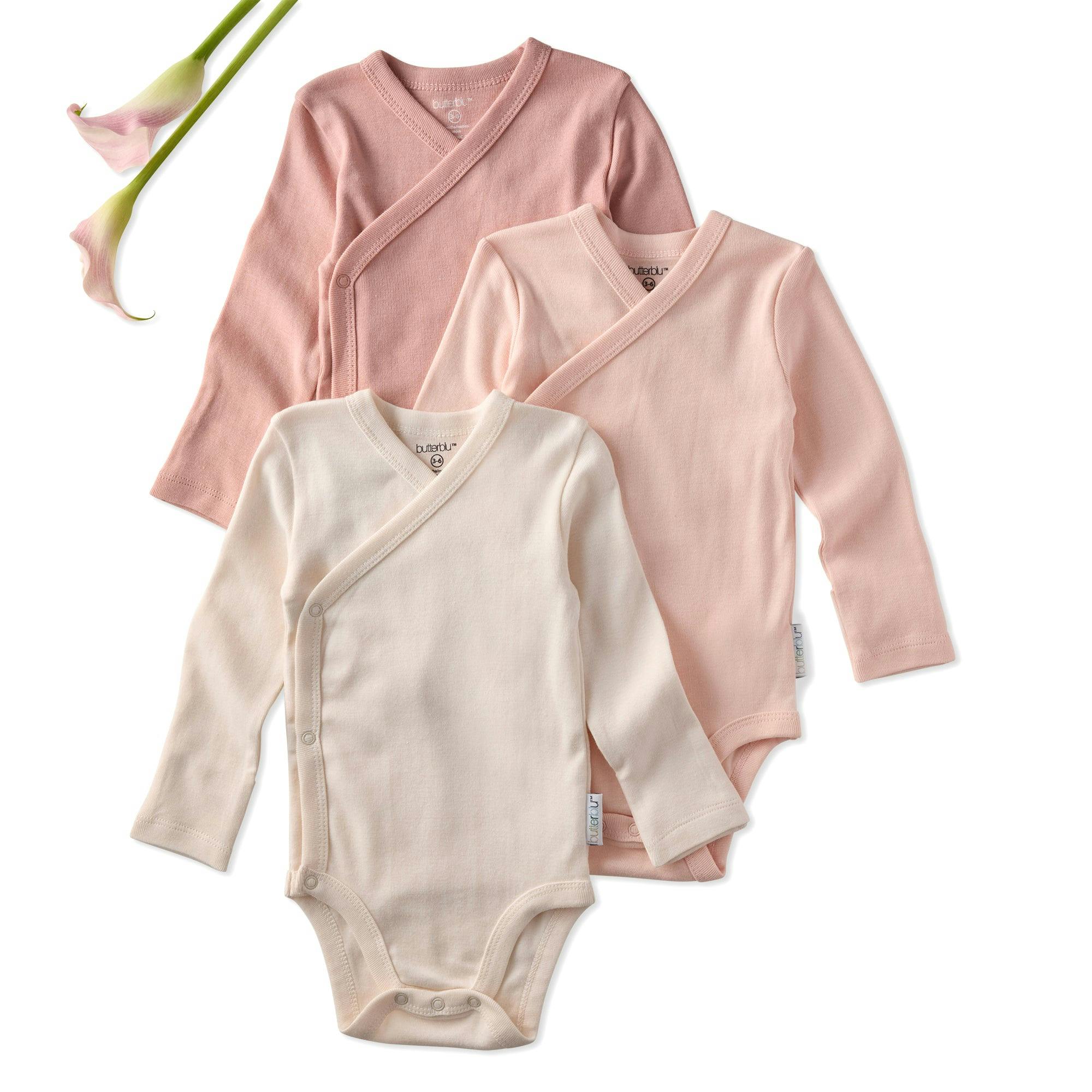 STERLING 3-Pack Side Snap Bodysuit