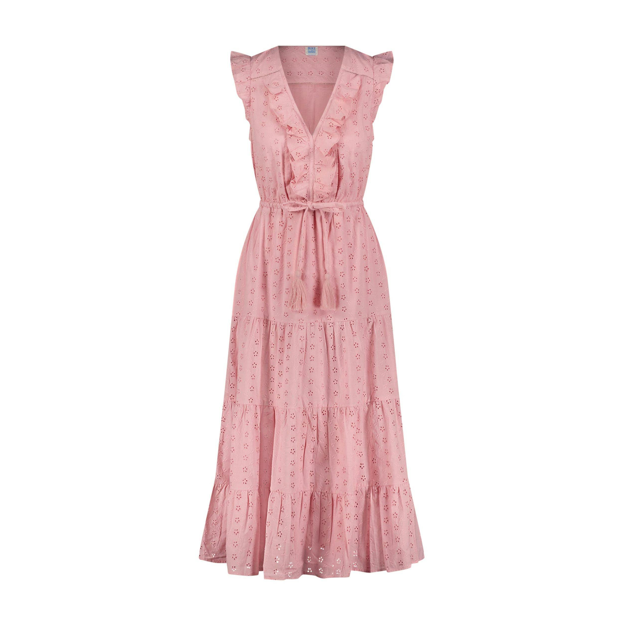 Giselle Womens Maxi Dress Blush Pink Eyelet L (SIZE 10/12) / Pink Giselle Womens Maxi Dress Blush Pink Eyelet L (SIZE 10/12) / Pink