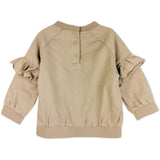 AURORA 4-Piece Crew Neck Ruffle Sweatshirt and Jogger Set