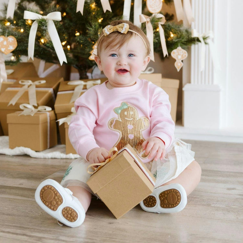 Gingerbread Sequin Christmas Tutu Skirt