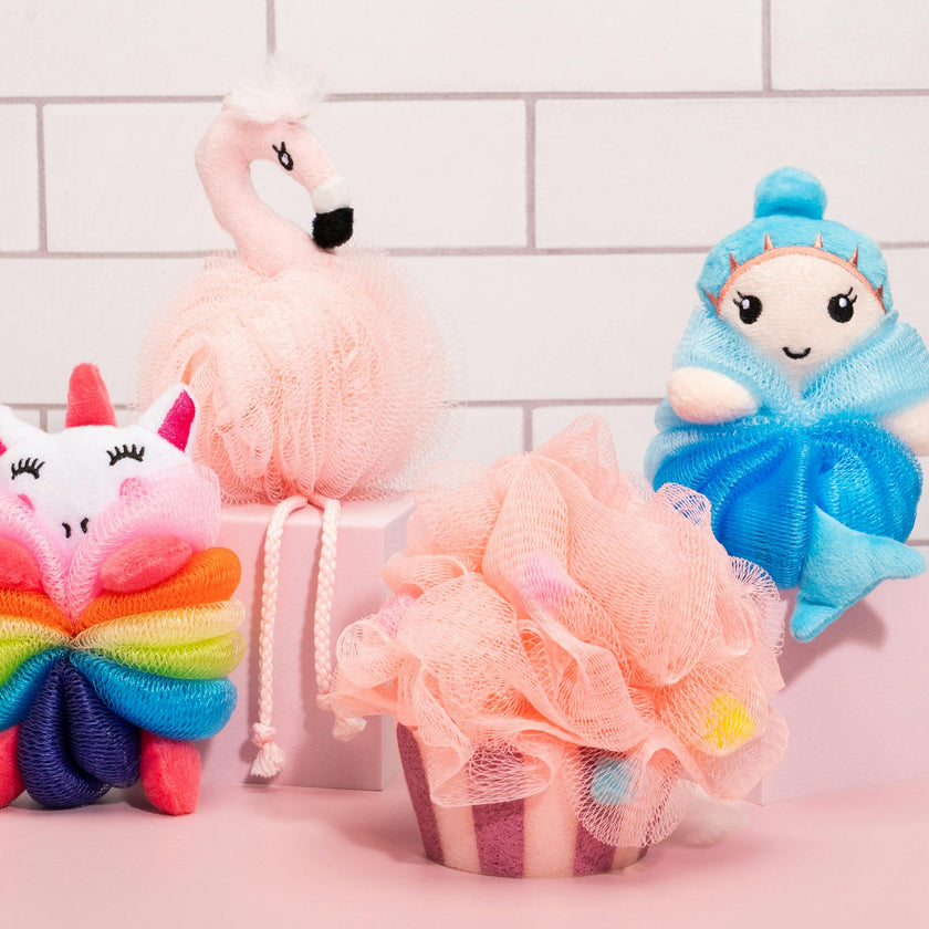 Fluff-Tastic Flamingo Loofah