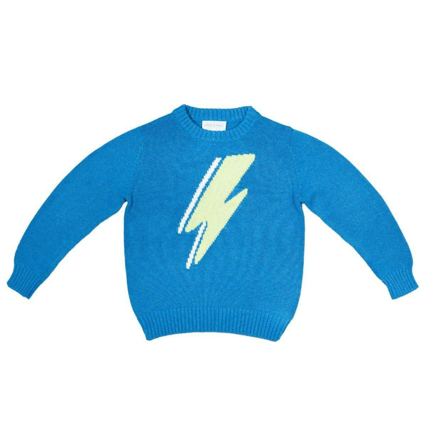 Lightning Bolt Jumper | Hussar Blue