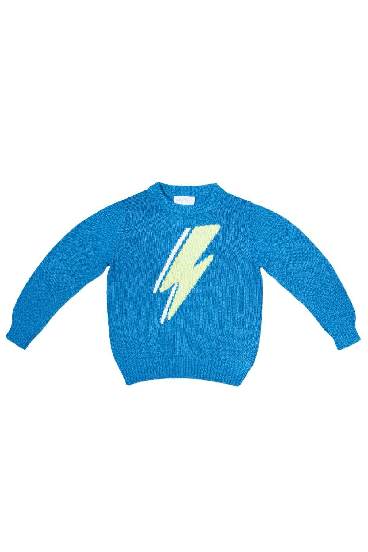 Lightning Bolt Jumper | Hussar Blue