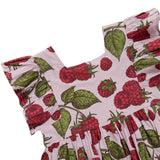 Girls Elsie Dress - Lavender Raspberries