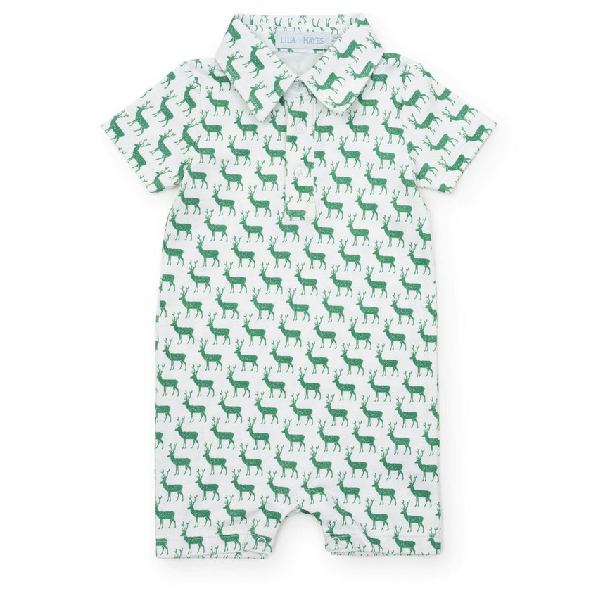 Tripp Boys' Polo Shortall Woodland Deer