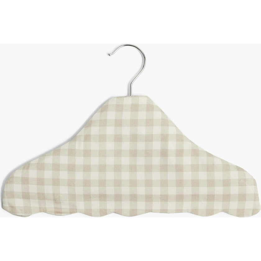 Children's Picnic Gingham Wooden Hanger