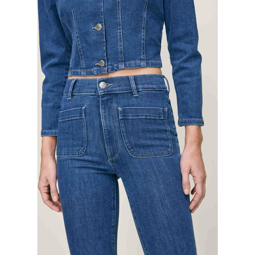 Bridget Boot High Rise Instasculpt™ 33" Jeans Blue Water