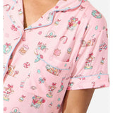 Candy Cane Lane Bamboo Women's Pajama Short Set