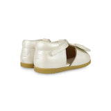 Moane Shoes | Off White Metallic Leather