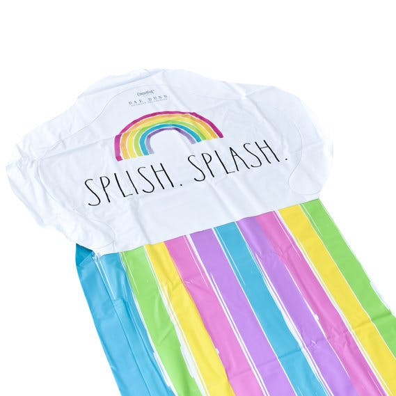 16ft Rainbow Slide & Ride with Sprinkler