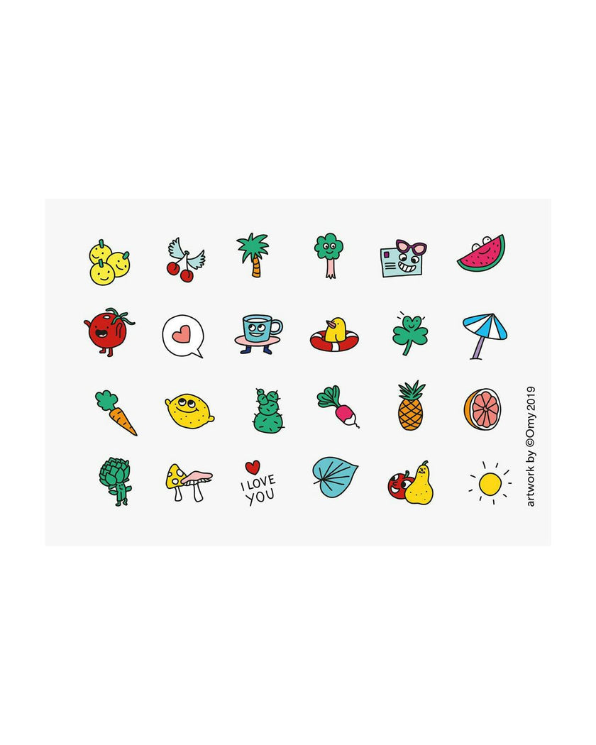 WOW Polish and Nail Stickers Set