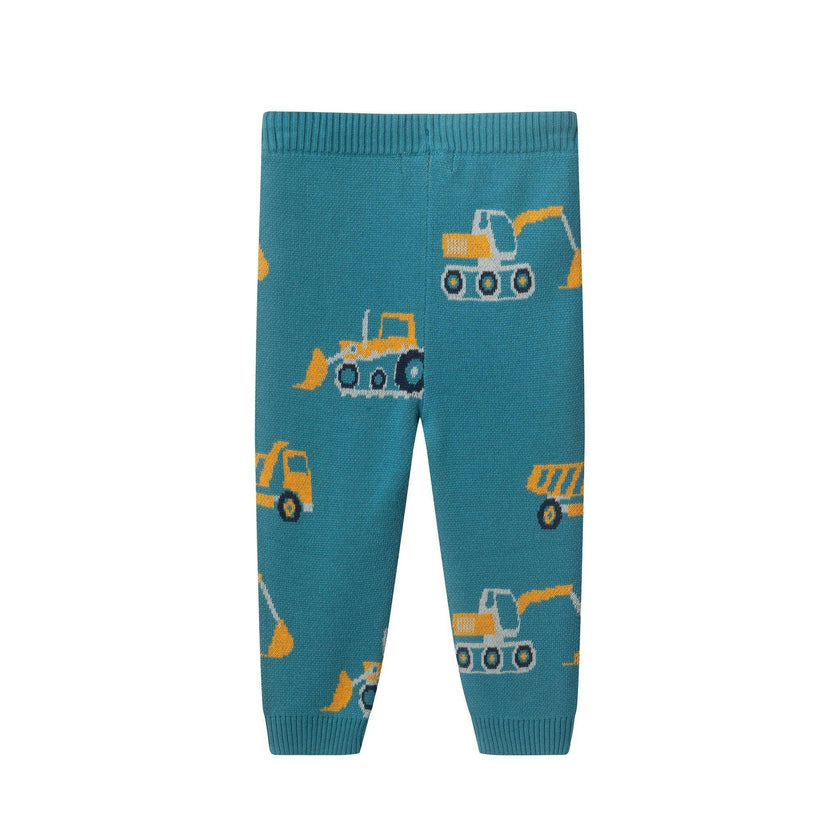 Infant Sweater Knit Set | Construction Crew