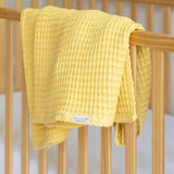 Waffle Baby Blanket Sunshine