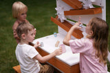Avenlur Large Wooden Water Table – Multi-Level Sensory Play Station