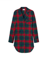Women's Brushed Twill Nightshirt in St. James Tartan