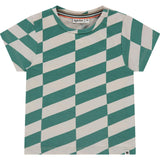Asymmetrical Print Short Sleeve T-Shirt