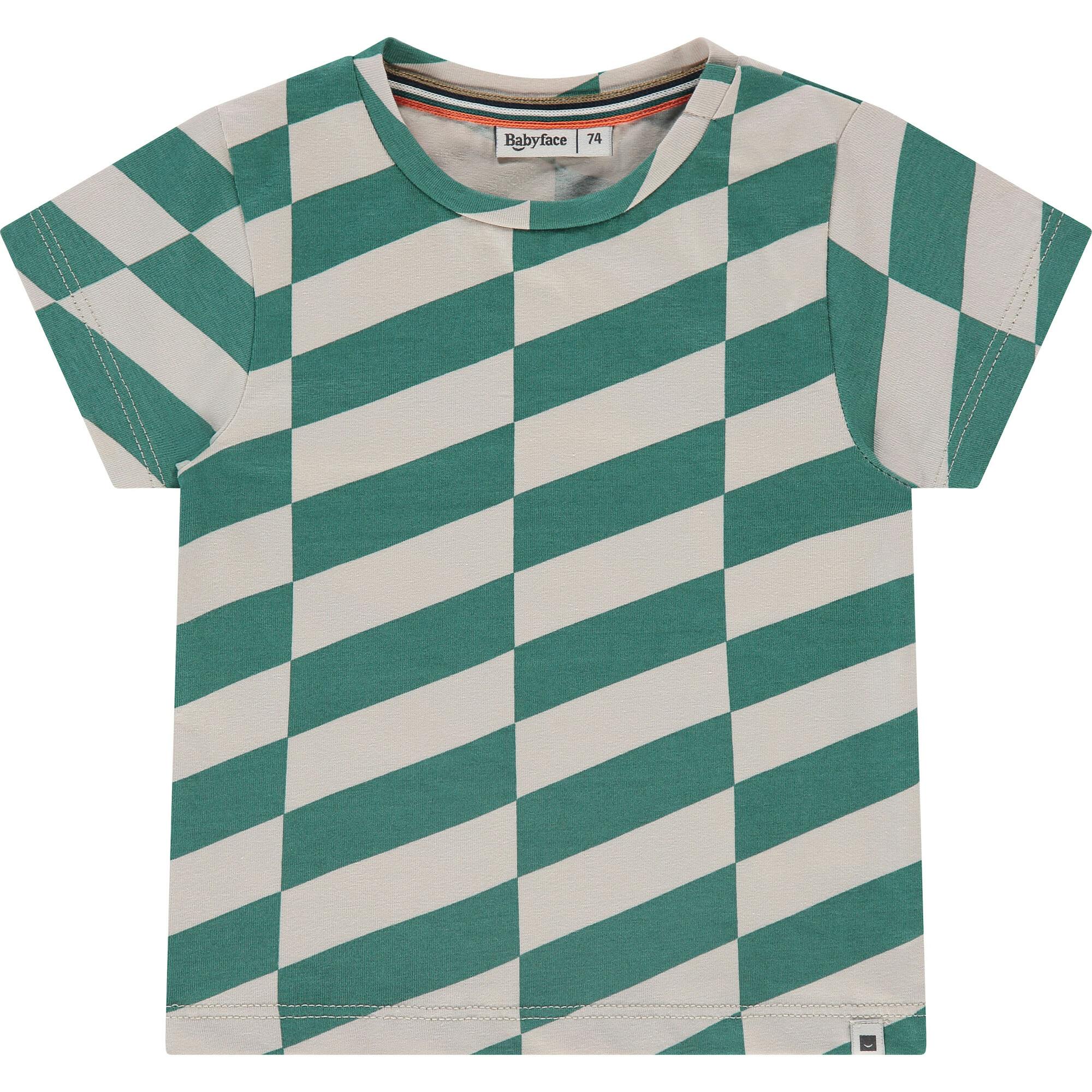 Asymmetrical Print Short Sleeve T-Shirt