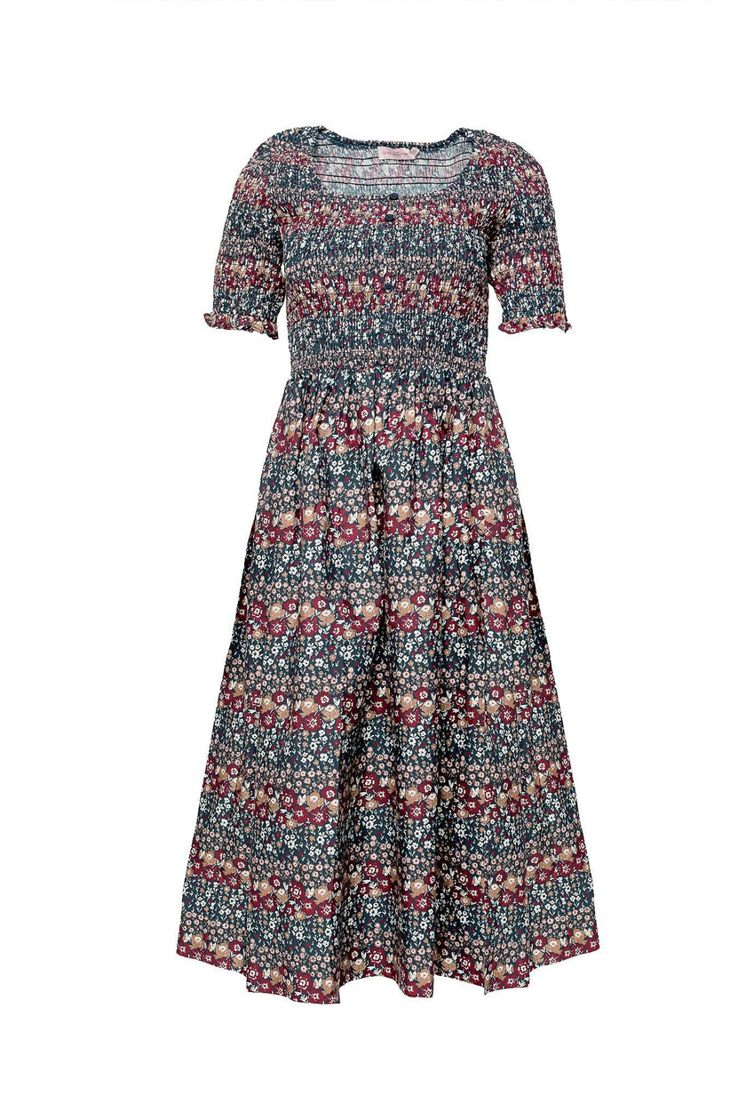 Parker Dress in Dusk Floral Medley