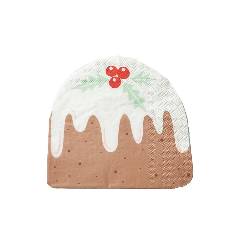 Baking Spirits Bright Figgy Pudding Petite Napkins