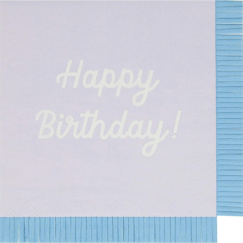 Mixed Happy Birthday Large Napkins
