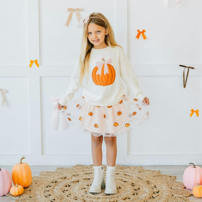 Coquette Pumpkin Sweater