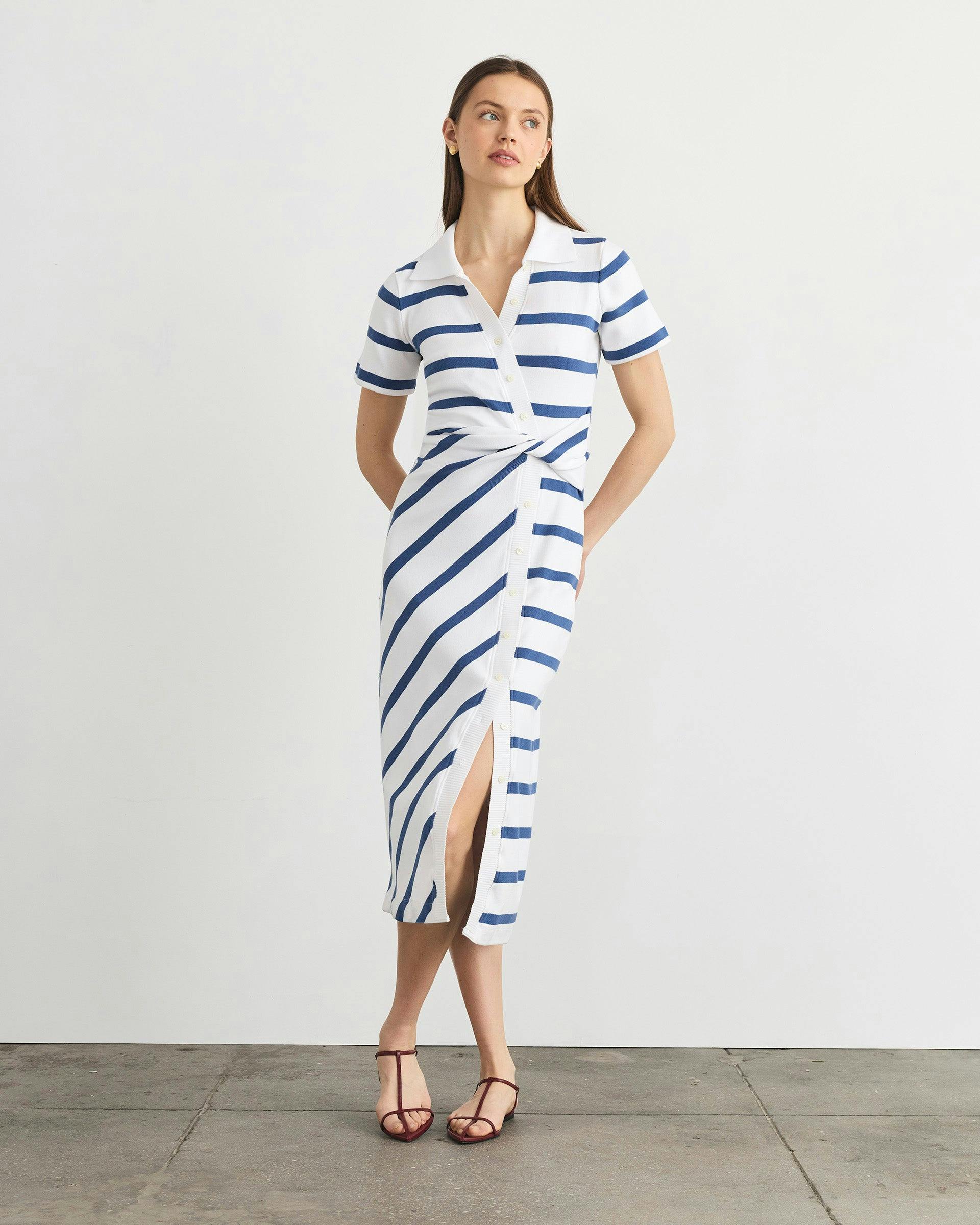 Short Sleeve Ellicot Dress