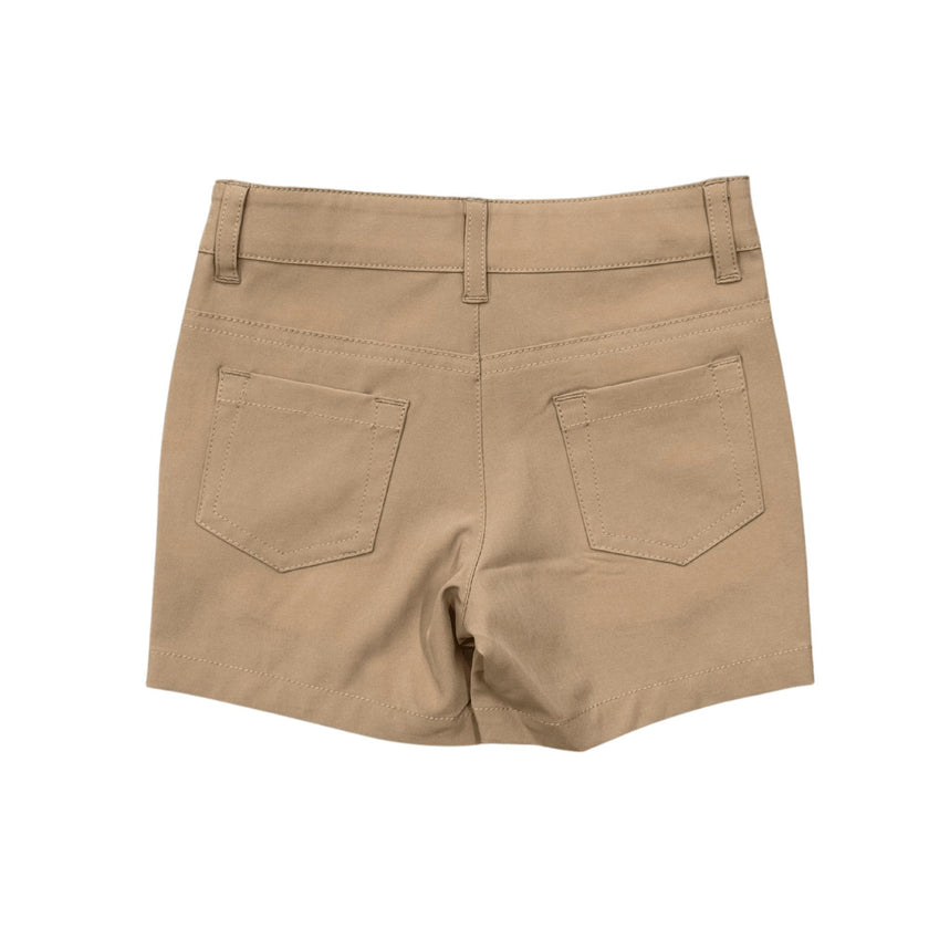 Boys Dressy Shorts in Khaki