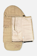 Evolutive Footmuff For Car Seats and Strollers Taupe