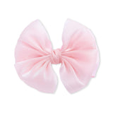 Multicolor Satin Bow Clip Set