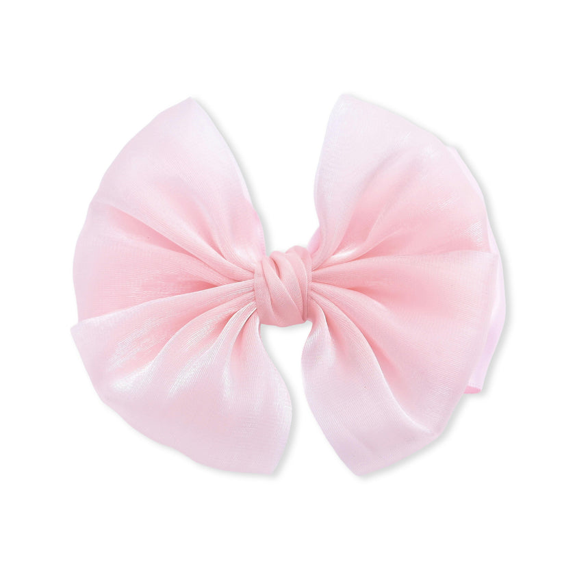 Multicolor Satin Bow Clip Set