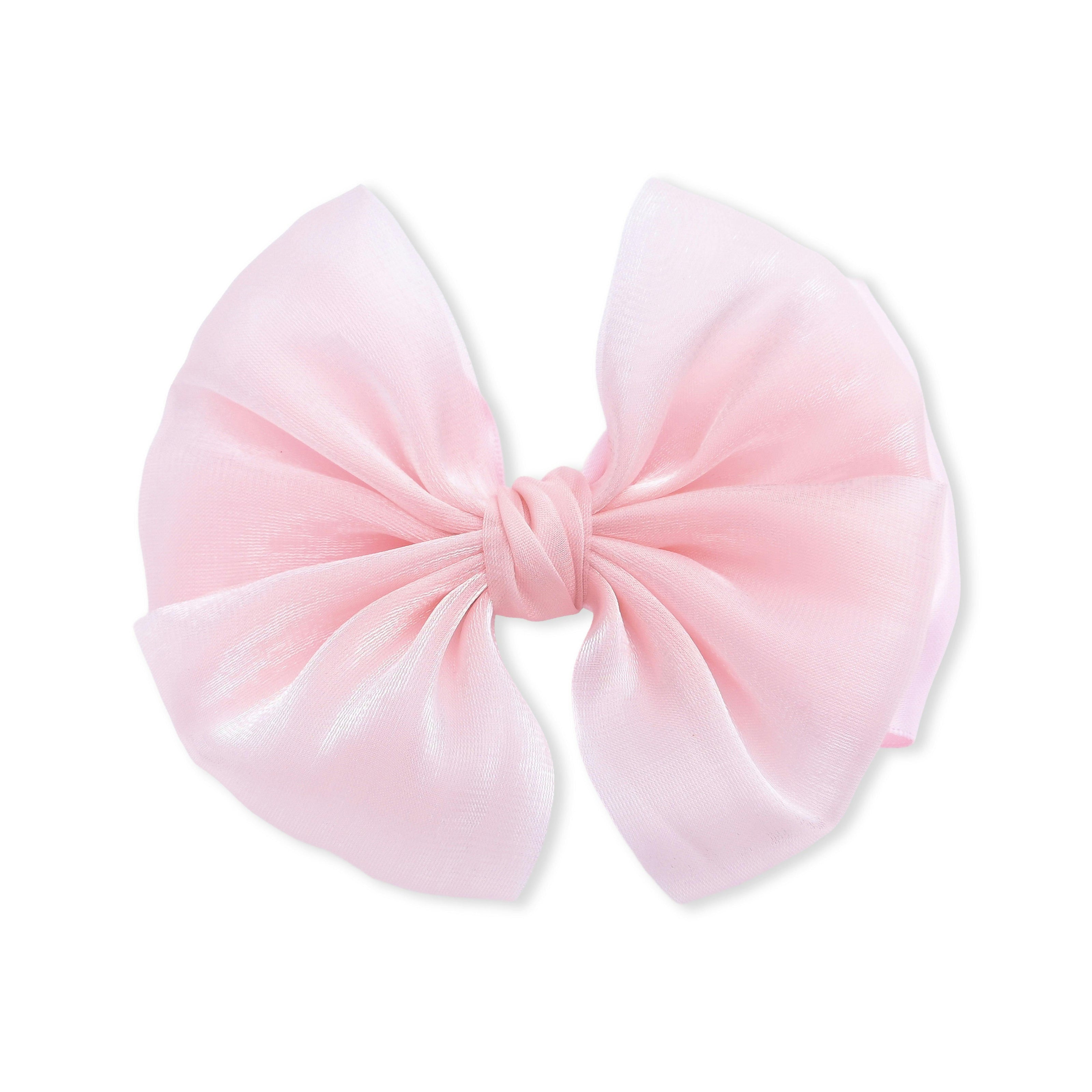 Multicolor Satin Bow Clip Set