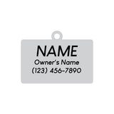 Hello My Name is Pet ID Tag