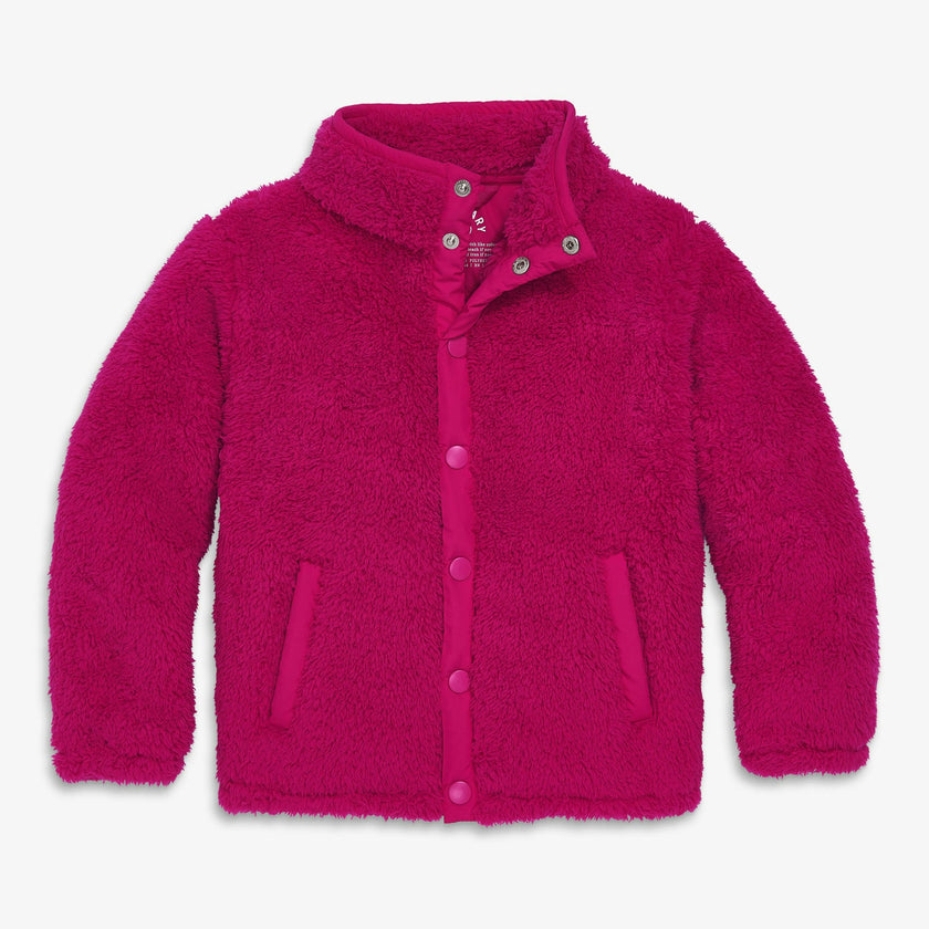 Kids teddy fleece jacket