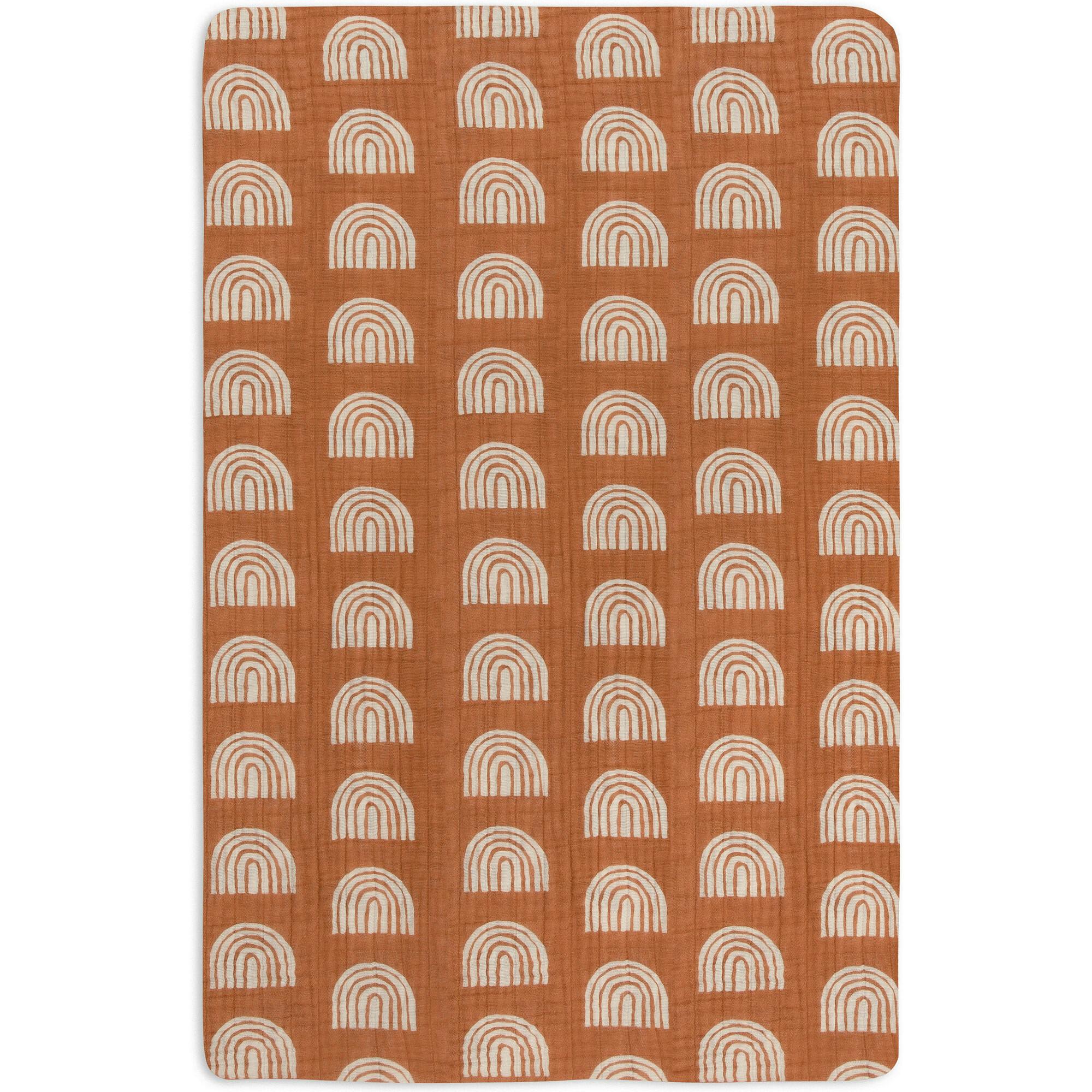 Organic Muslin Cotton Mini Crib Sheet