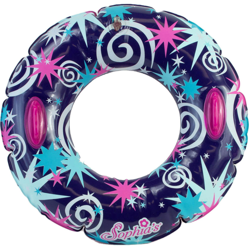 Sophia’s Ruffle Polka Dot One-Piece Bathing Suit and Inflatable Inner Tube 18” Dolls, Hot Pink
