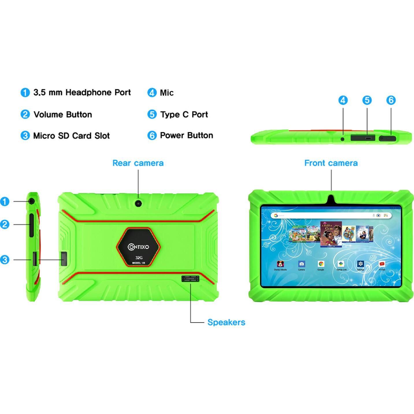 Contixo K2-V8 Kids Tablet (7in