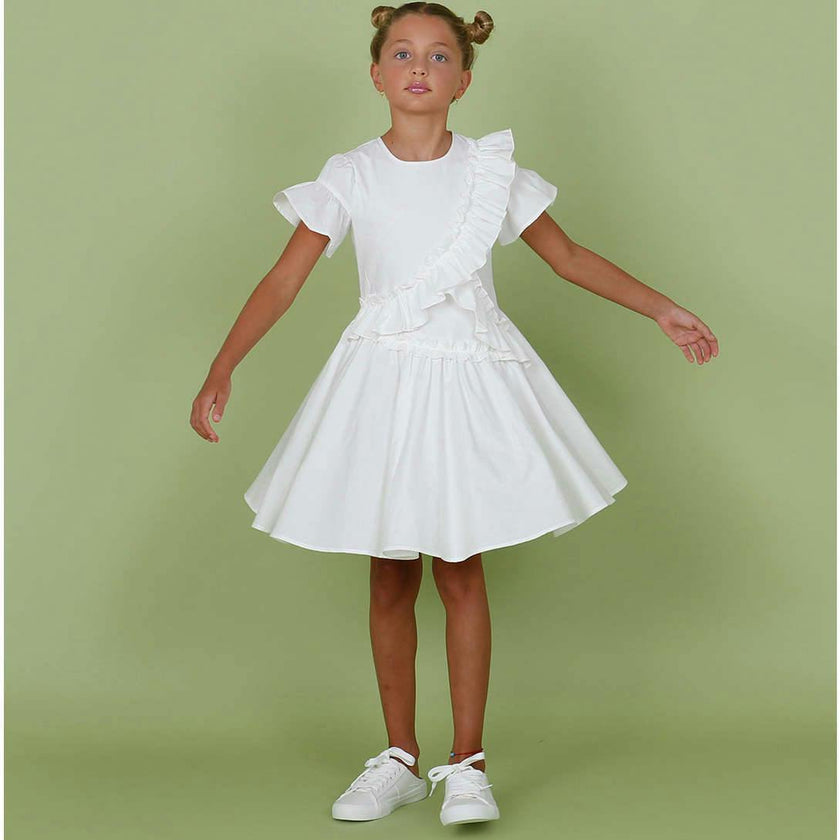 Cora dress, White