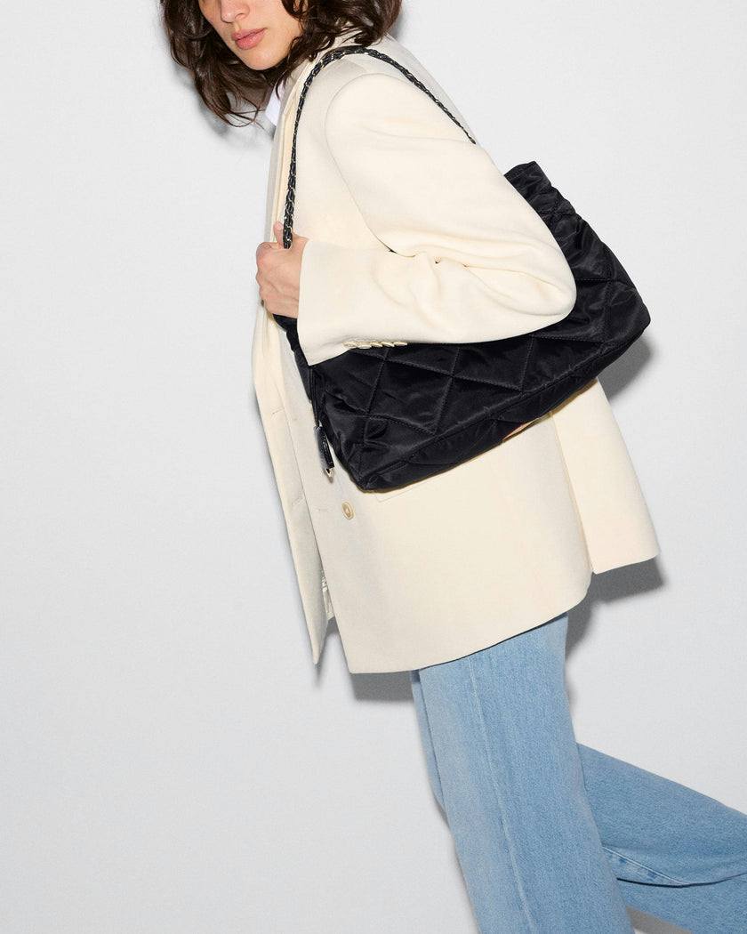 Black Medium Frankie Tote