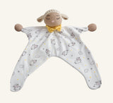 Handmade Lamb Lovey – Crocheted Comfort Blanket in Soft Cotton