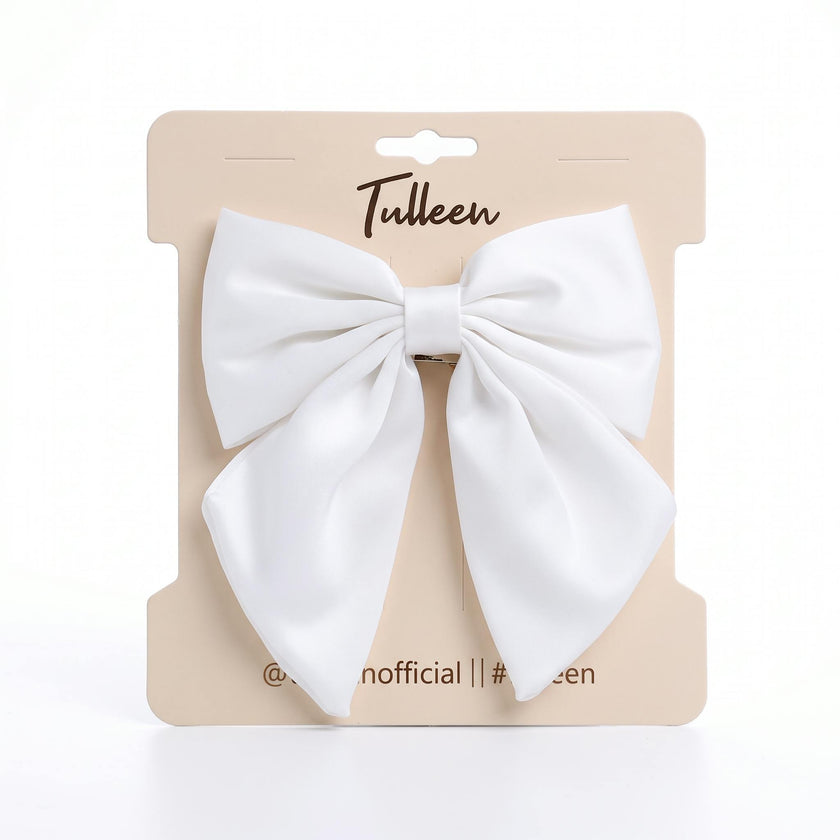Satin Statement Oversized Hair Clip
