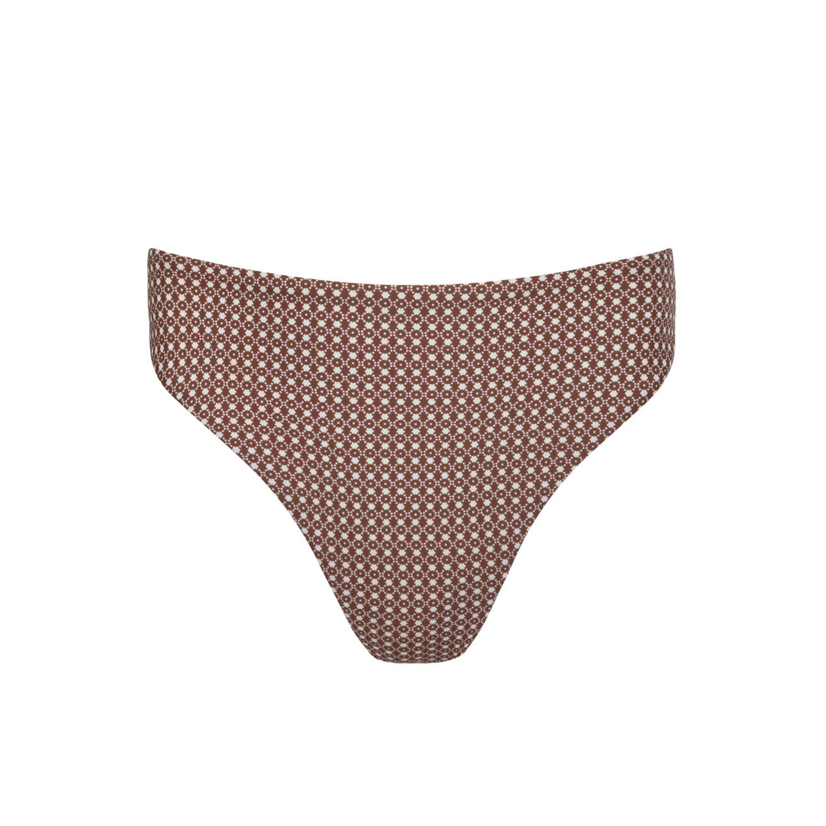 women's cafe flora mid rise bikini bottom