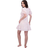 Florence Women's Mini Dress Rose Stripe, Pink
