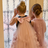 Pink Valentina Tulle Bow Gown