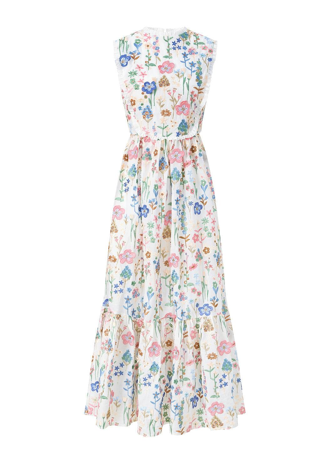 Everly Embroidered Maxi Dress (Women)