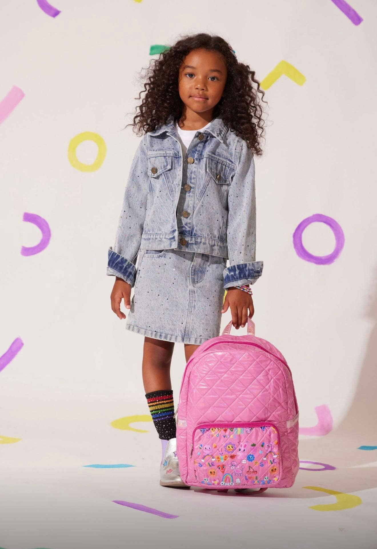 Rainbow Sparkle Denim Jacket