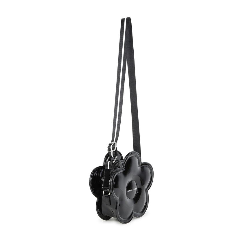 Black Flower Crossbody Bag