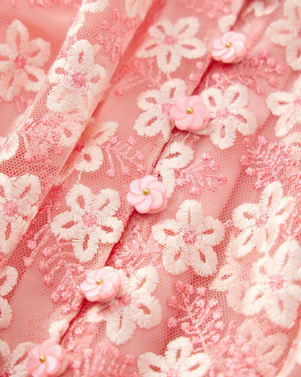 Julia Embroidered Mini Dress