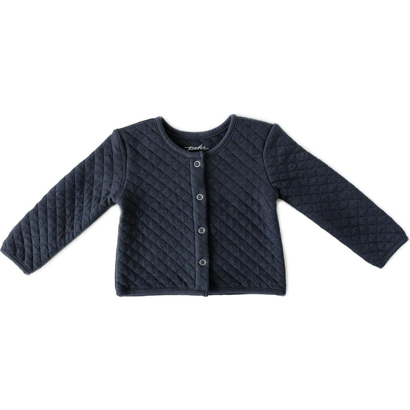 Cozy Essentials Snap Front Jacket, Blue