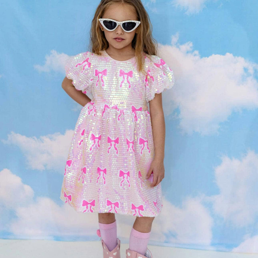 Sequin Bow Dress