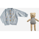Cotton Bee Cardigan and Henry Bear Set